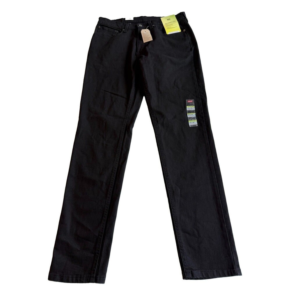 Levi's 531 Athletic Slim Jeans Mens 34x34 Black Stretch Denim Pants New NWT